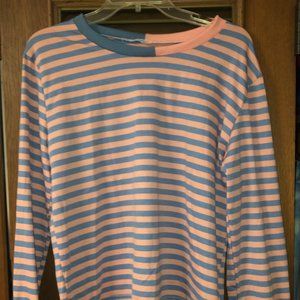 Striped long sleeve T-shirt